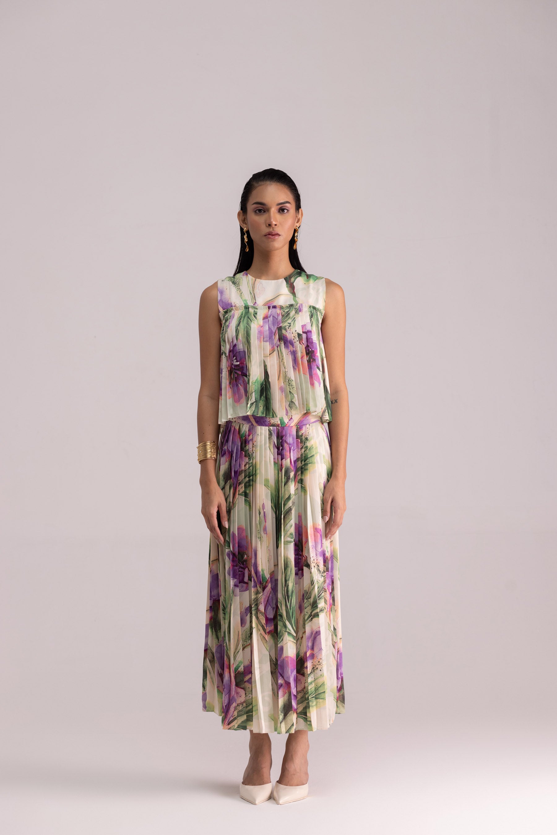 Juni Pleated Co-ords