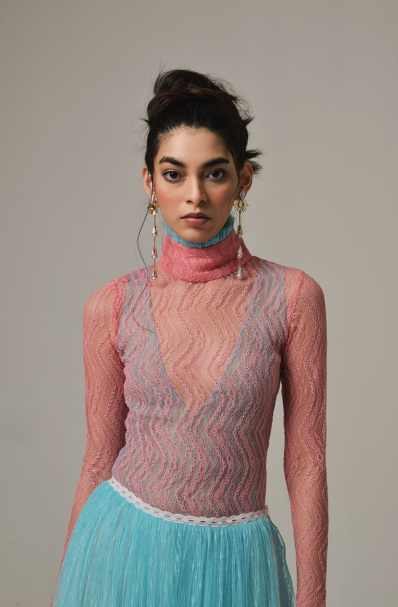 Candy Hearts Lace Co Ord Set