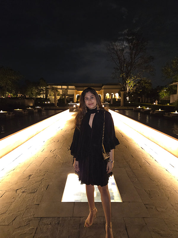 The Midnight Cape Dress