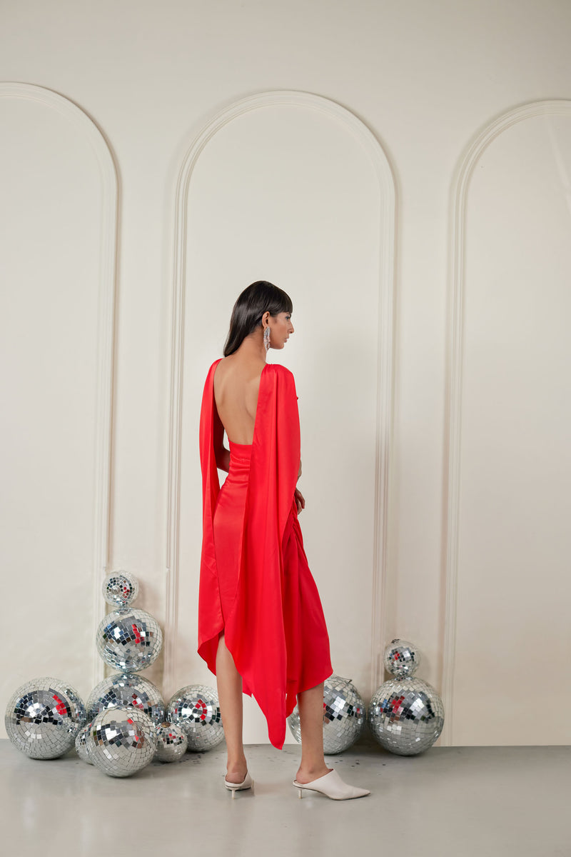 Passionate Scarlet Dress