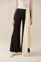 Black Swan Satin Flared Pants