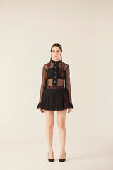 Dreamscape Black Lace Skirt