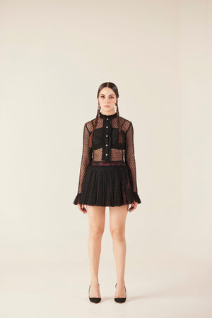Dreamscape Black Sheer Co Ord Set