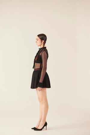 Dreamscape Black Sheer Co Ord Set