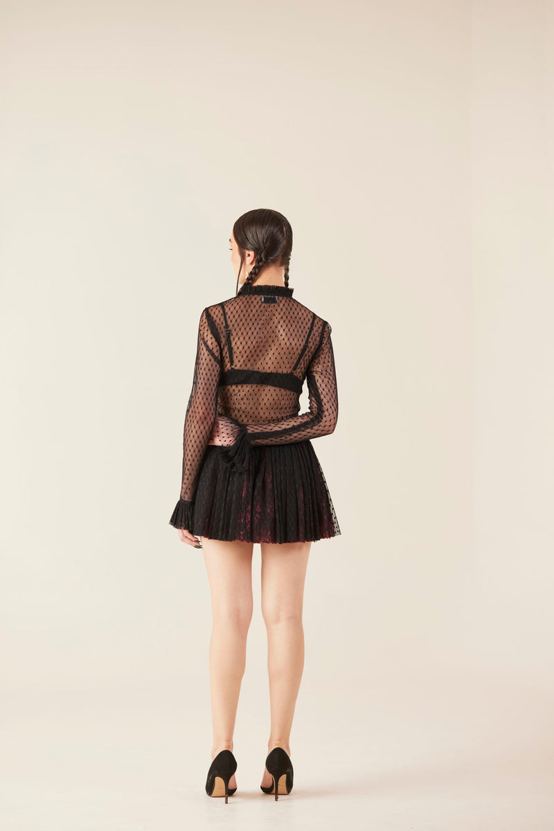 Dreamscape Black Lace Skirt