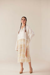 Luminescence Lace Tunic Dress With Side Slits