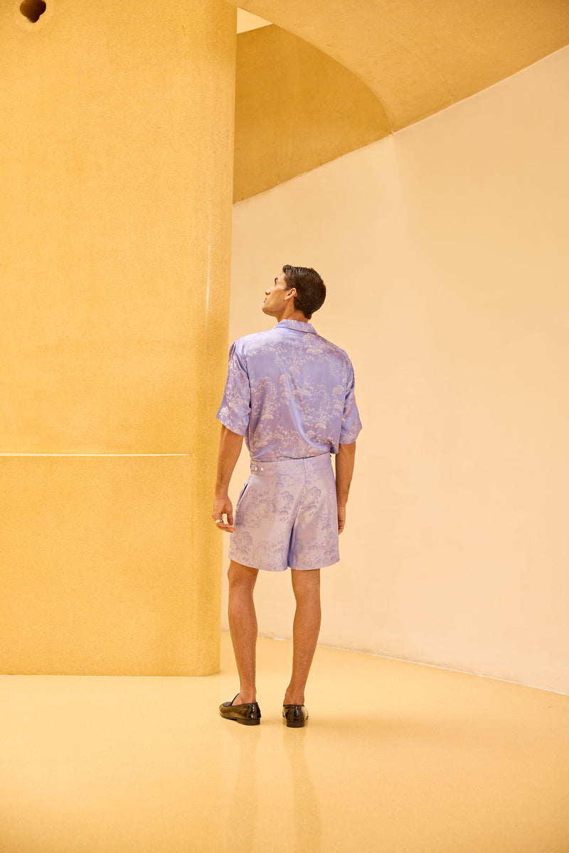 Men’s Lavender Jacquard Co-ord Set