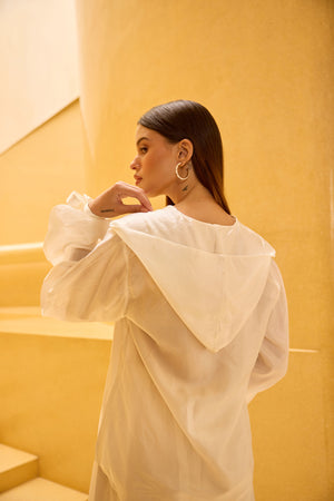 Ivory Taffeta Set