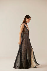 Enigma Black Lace Long Tunic