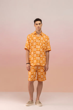 HALF SLEEVES SHIRT WITH SHORTS CO-ORD