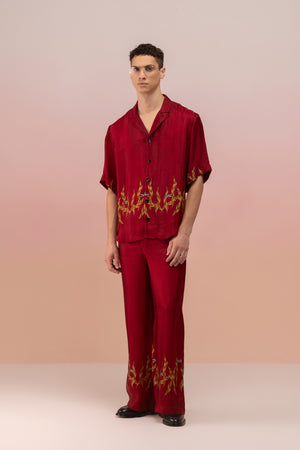 SATIN PRINTED CO-ORD
