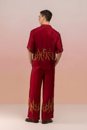 SATIN PRINTED CO-ORD