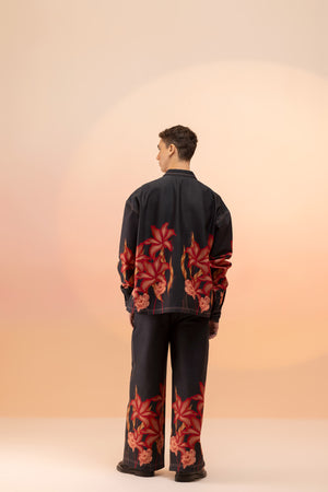 PRINTED DENIM JACKET