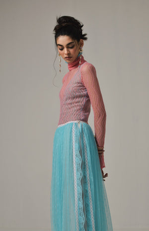 Candy Hearts Lace Skirt