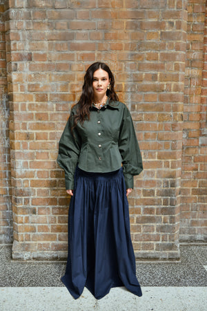 Pure Cotton Shirt and Skirt Co-ord Set