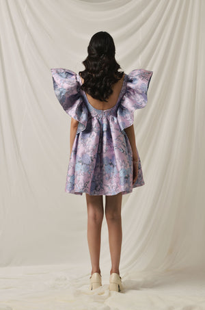 Lavender Luminescence Mini Dress
