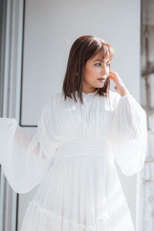 MINI CHIFFON DRESS