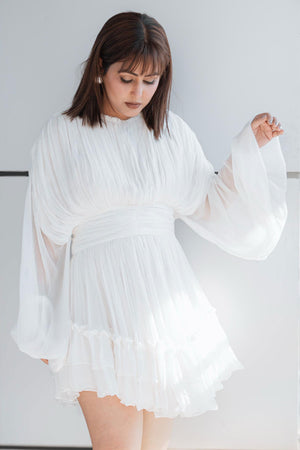 MINI CHIFFON DRESS