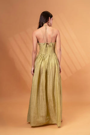 V-neck Maxi Beach Dress