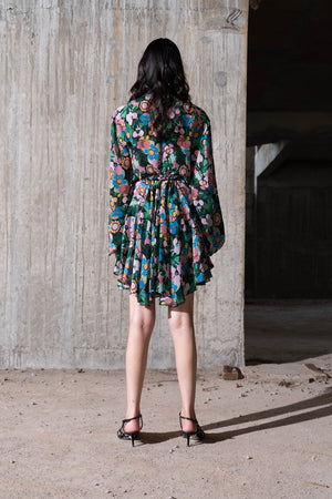 Enchanted Garden Floral Mini Dress