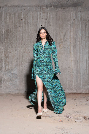 Free Spirit Long Dress with Slit