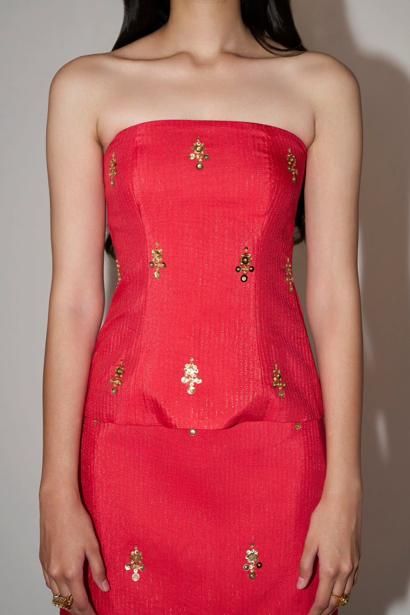 Tomato Red Co-ord Set