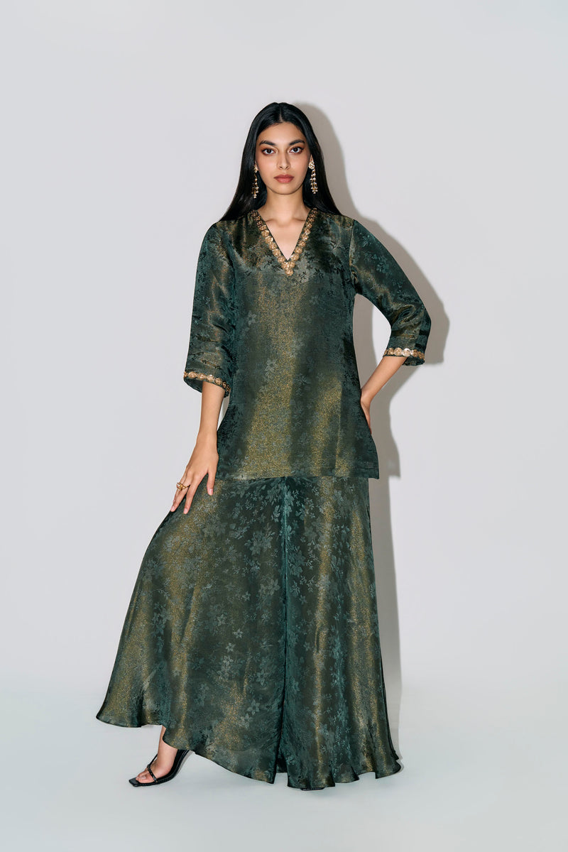 Dark Green Co-ord Set