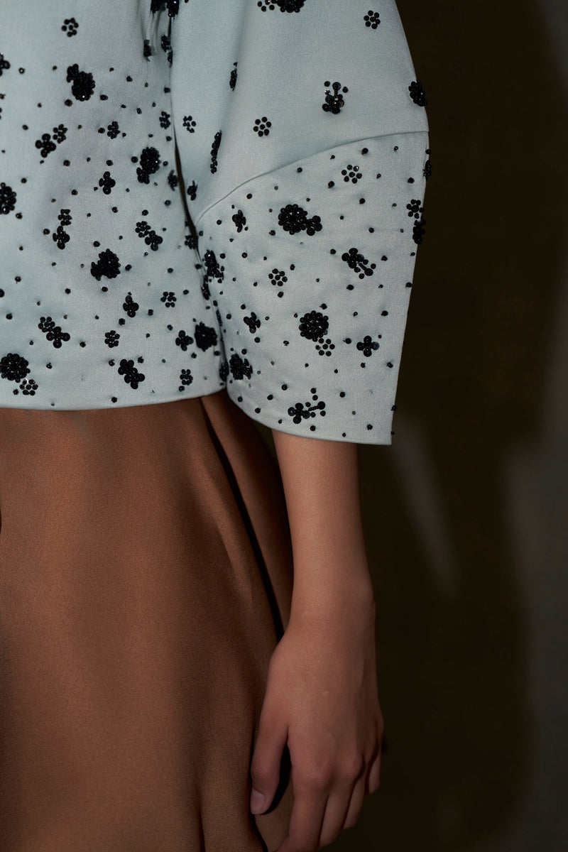 Mint Hand-Embellished Top