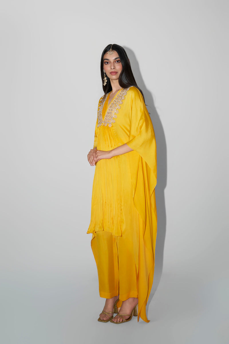 Haldi Yellow Suit Set