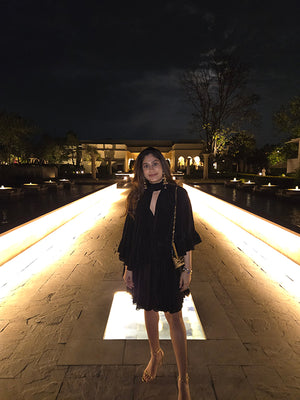 The Midnight Cape Dress