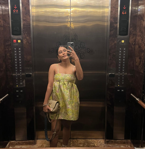 Fluorescent Stardust Mini Dress