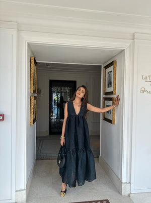 TRINITY LONG TIERED DRESS