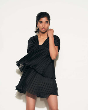 PLEATED DRESS