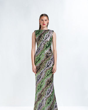 Supernova Long Tailed Dress