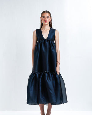 TRINITY LONG TIERED DRESS