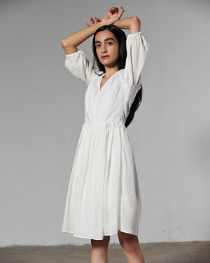CROSSOVER MINI DRESS