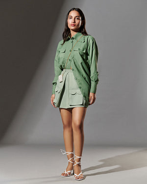 OVERSIZED SHIRT WITH POCKETS