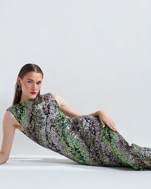 Supernova Tailed Dress