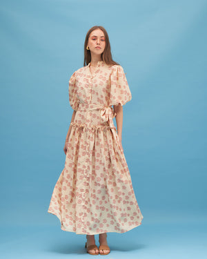 YARROW JACQUARD MAXI DRESS