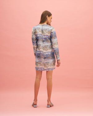 ASTER JACQUARD MINI DRESS