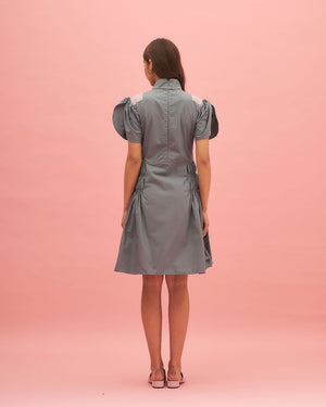 SEA HOLLY GATHERED MINI DRESS