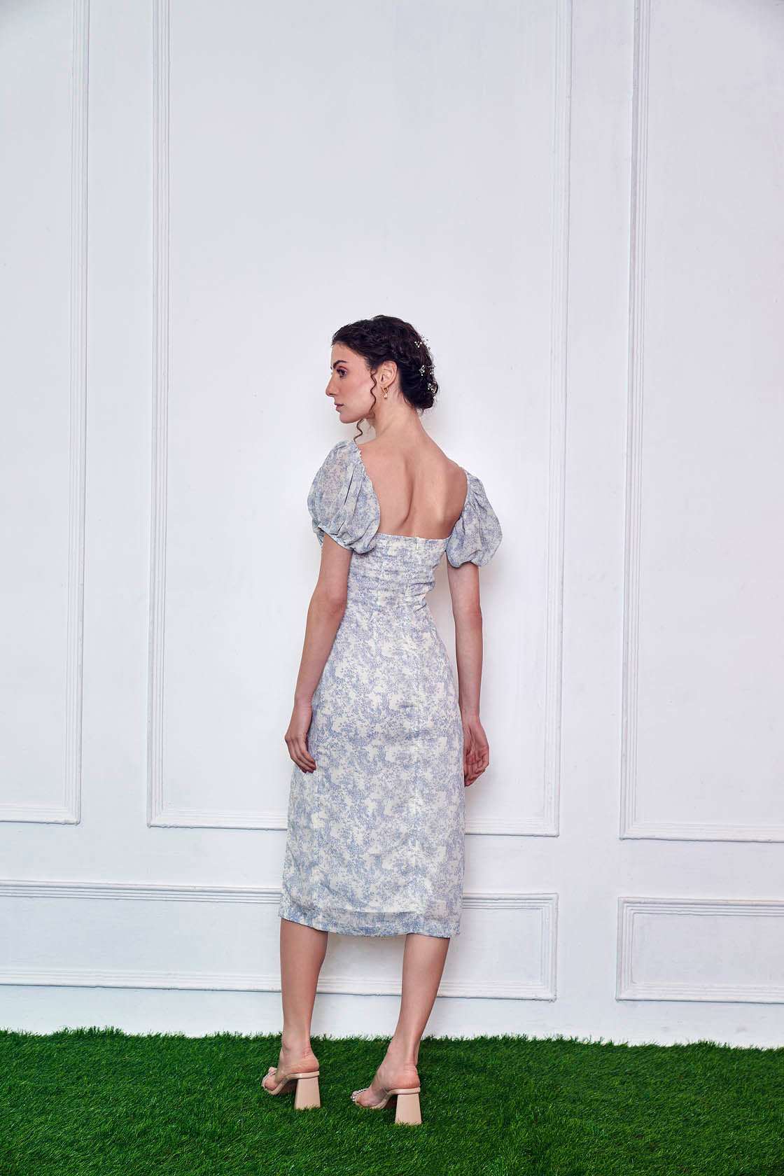 Sew In Love Full Size Printed Sleeveless Dress with Side Pockets